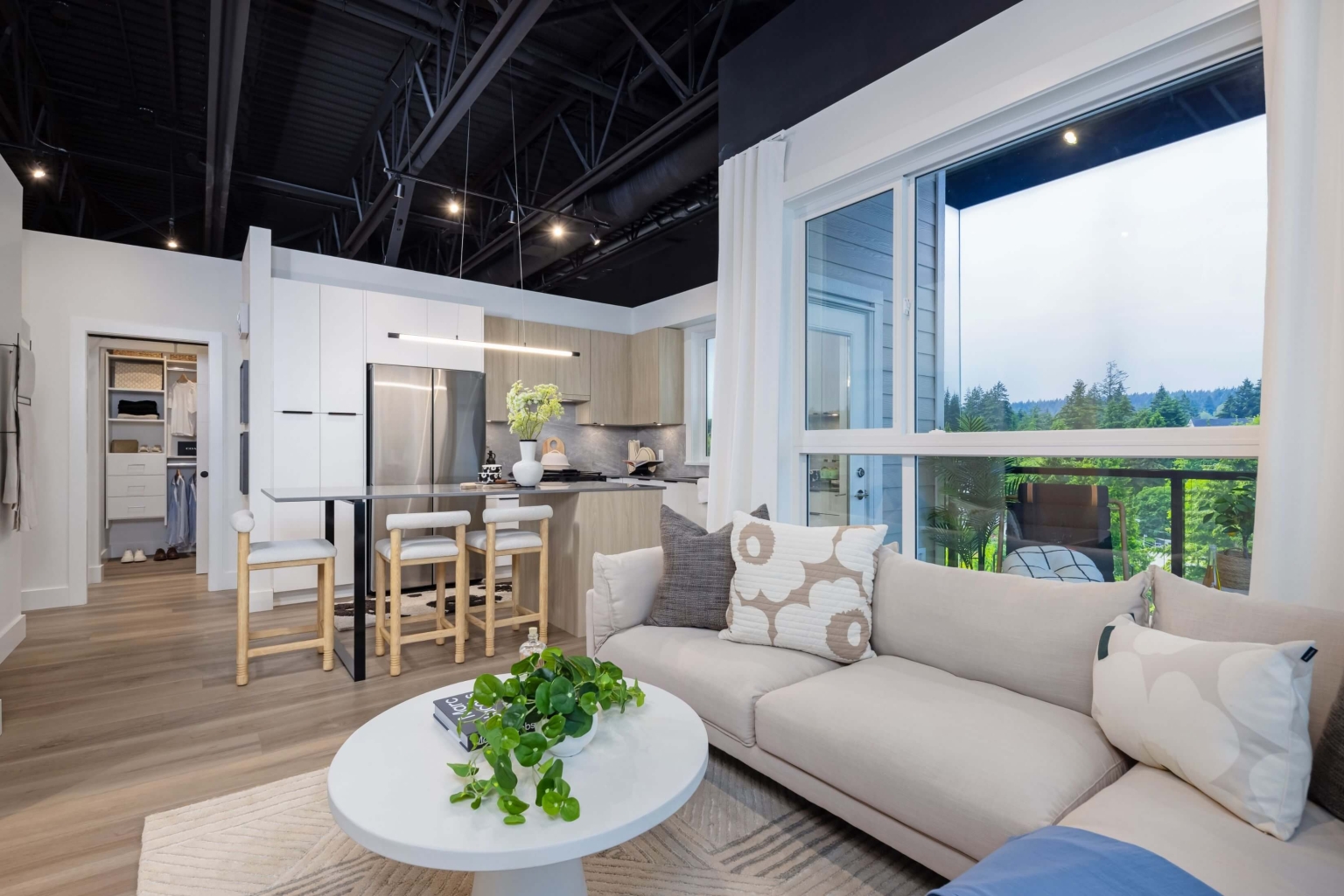 Display suite living, dining and kitchen