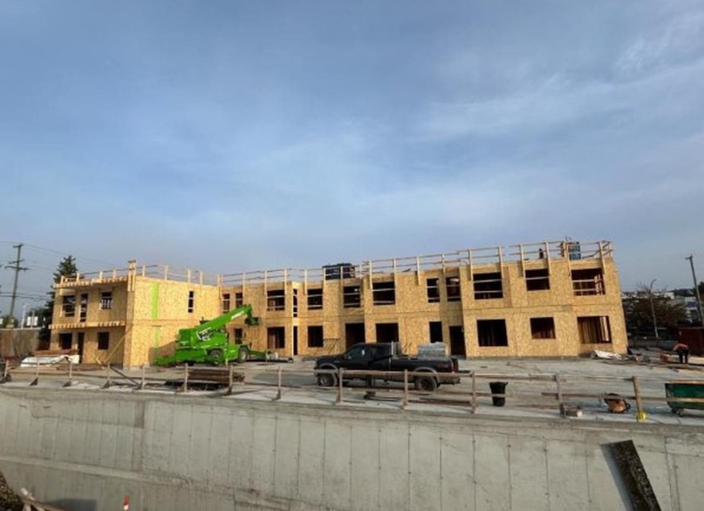 Building 4 framing, October 2026